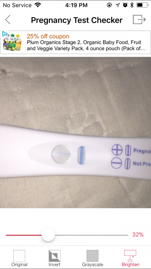 Equate Pregnancy Test, 8 Days Post Ovulation, FMU, Cycle Day 24