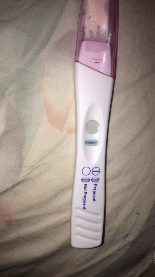 CVS Early Result Pregnancy Test, 12 Days Post Ovulation, FMU, Cycle Day 45