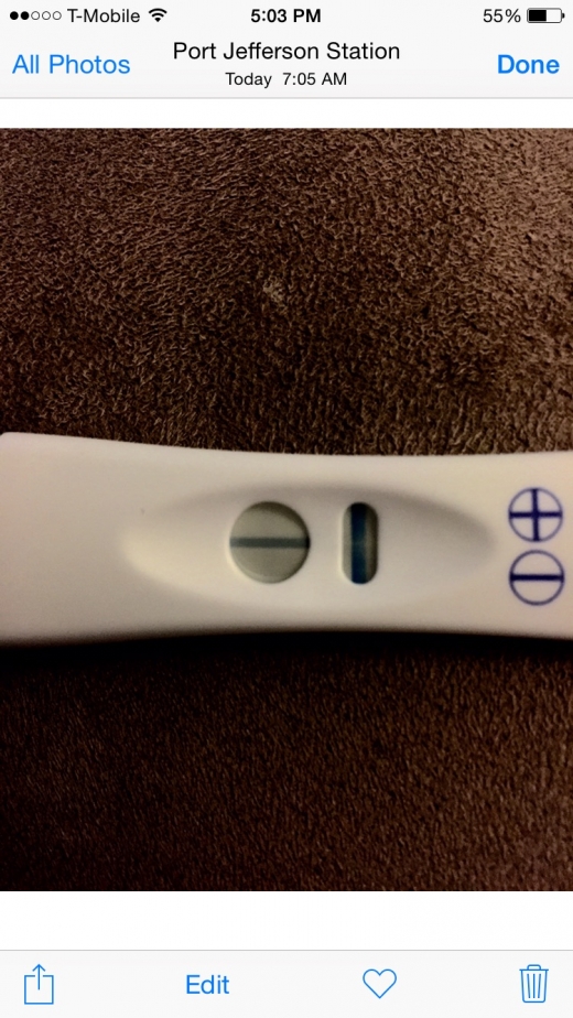 CVS One Step Pregnancy Test, 10 Days Post Ovulation, FMU, Cycle Day 19