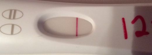 Home Pregnancy Test, 12 Days Post Ovulation, Cycle Day 25