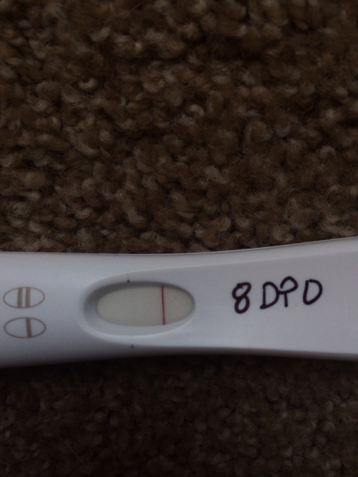 Home Pregnancy Test, 8 Days Post Ovulation