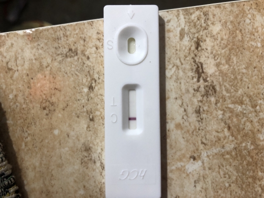New Choice (Dollar Tree) Pregnancy Test, 13 Days Post Ovulation, Cycle Day 34