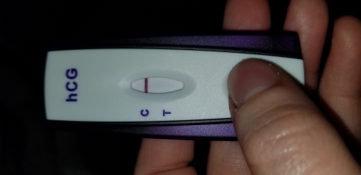 First Signal One Step Pregnancy Test, 8 Days Post Ovulation, Cycle Day 26