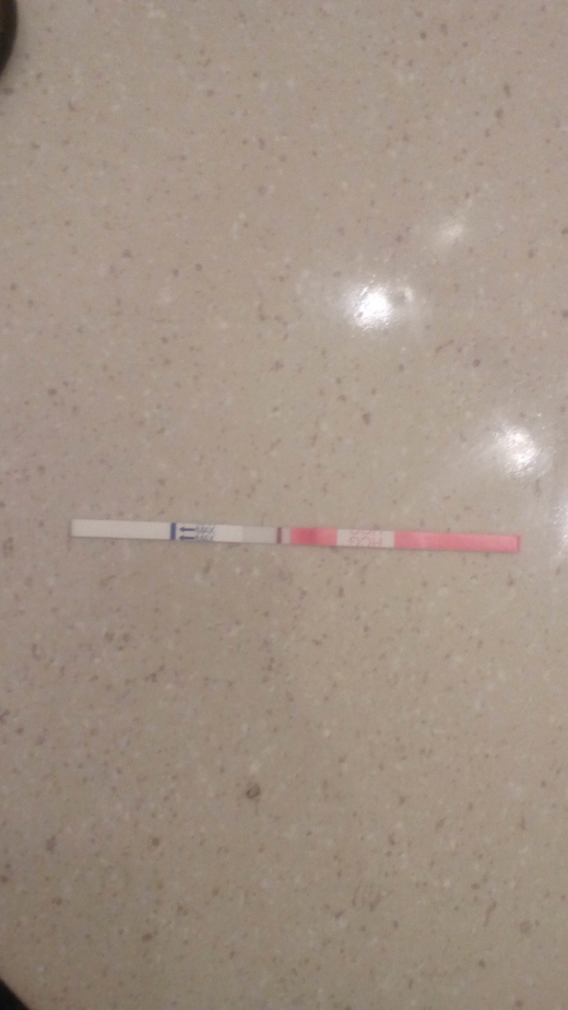 Wondfo Test Strips Pregnancy Test, 14 Days Post Ovulation, Cycle Day 25
