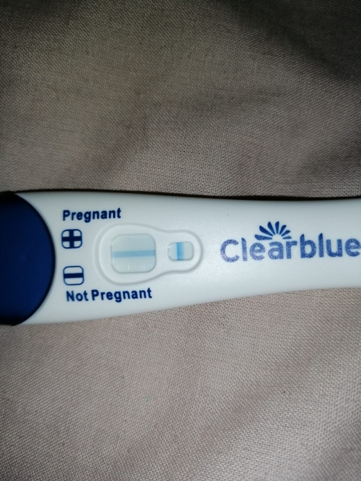 Clearblue Plus Pregnancy Test, FMU, Cycle Day 34