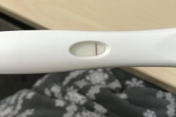 Walgreens One Step Pregnancy Test, 8 Days Post Ovulation