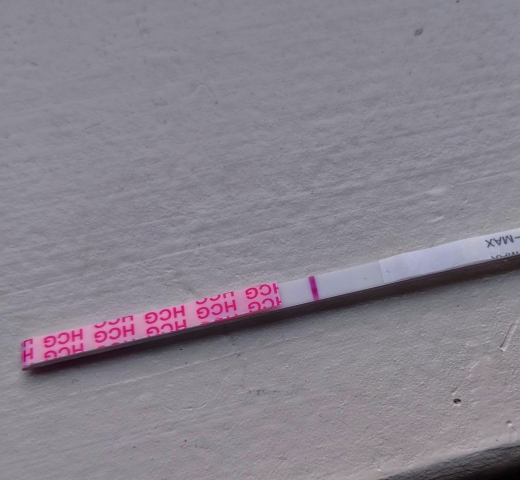 Wondfo Test Strips Pregnancy Test, 9 Days Post Ovulation, Cycle Day 23