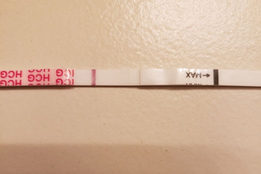 Wondfo Test Strips Pregnancy Test, Cycle Day 25
