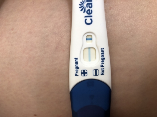 Clearblue Plus Pregnancy Test, 9 Days Post Ovulation, Cycle Day 22