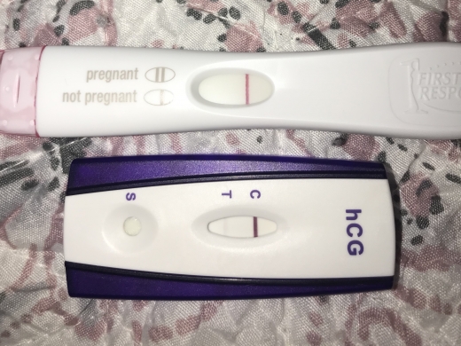 First Signal One Step Pregnancy Test, 9 Days Post Ovulation, Cycle Day 26