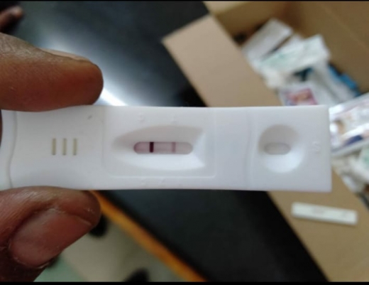 First Signal One Step Pregnancy Test, 21 Days Post Ovulation, FMU, Cycle Day 45