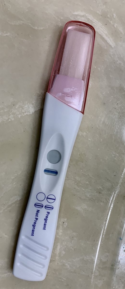 CVS Early Result Pregnancy Test, 12 Days Post Ovulation, Cycle Day 38