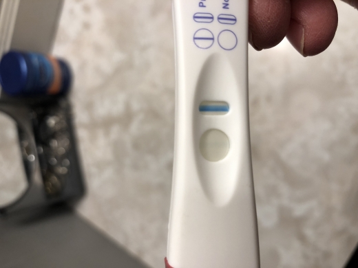 CVS One Step Pregnancy Test, 8 Days Post Ovulation, Cycle Day 25