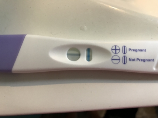 First Signal One Step Pregnancy Test, 9 Days Post Ovulation, Cycle Day 27