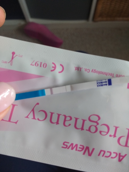 Accu-Clear Pregnancy Test, 12 Days Post Ovulation