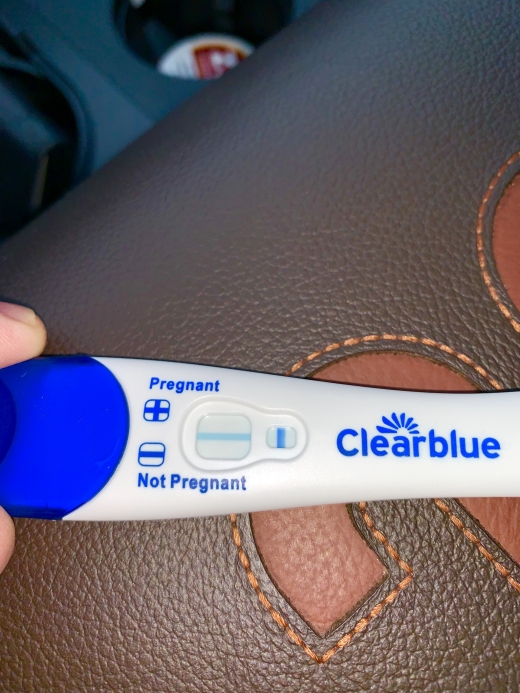 Clearblue Plus Pregnancy Test, 15 Days Post Ovulation, Cycle Day 34