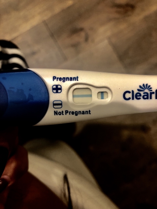 Clearblue Advanced Pregnancy Test, Cycle Day 22