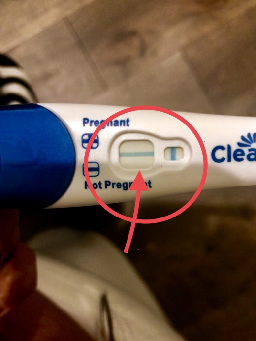 Clearblue Advanced Pregnancy Test, Cycle Day 22