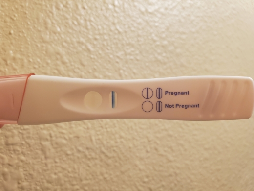 CVS Early Result Pregnancy Test, 12 Days Post Ovulation, Cycle Day 29