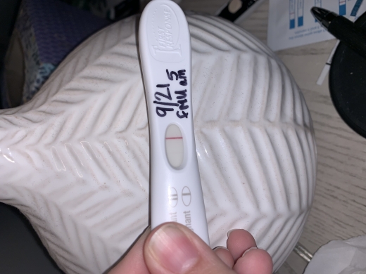 First Response Early Pregnancy Test, 12 Days Post Ovulation, FMU