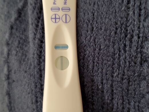 CVS One Step Pregnancy Test, 10 Days Post Ovulation, Cycle Day 28