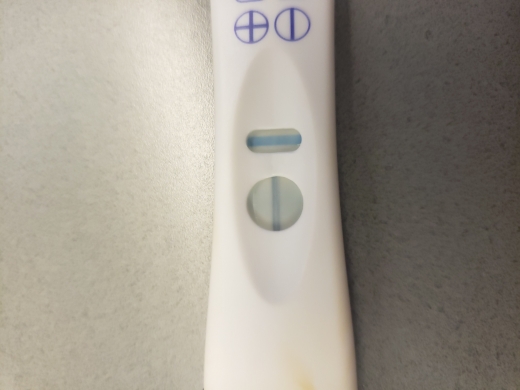 CVS One Step Pregnancy Test, 13 Days Post Ovulation, Cycle Day 31