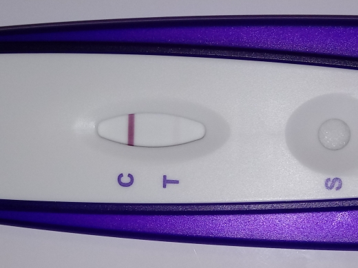 First Signal One Step Pregnancy Test, 11 Days Post Ovulation, FMU, Cycle Day 26
