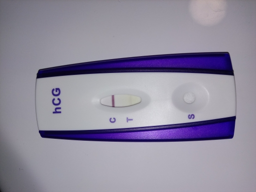 First Signal One Step Pregnancy Test, 11 Days Post Ovulation, FMU, Cycle Day 26