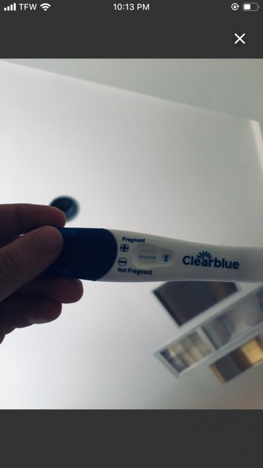 Clearblue Advanced Pregnancy Test, 6 Days Post Ovulation, Cycle Day 19