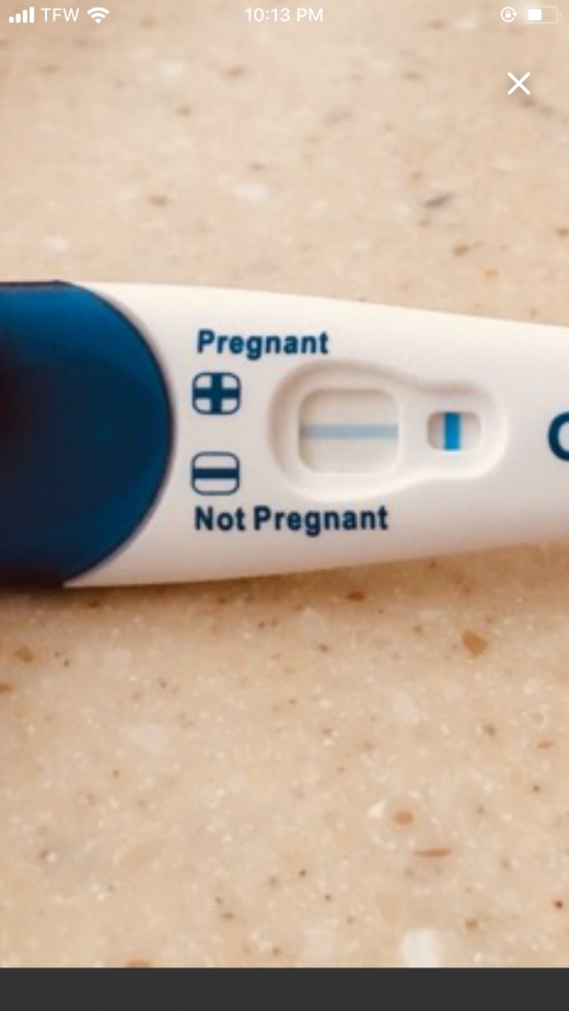 Clearblue Advanced Pregnancy Test, 6 Days Post Ovulation, Cycle Day 19