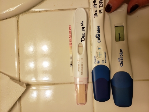 Clearblue Digital Pregnancy Test, 19 Days Post Ovulation