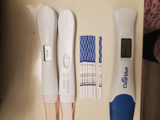 Clearblue Digital Pregnancy Test, 13 Days Post Ovulation, FMU, Cycle Day 30