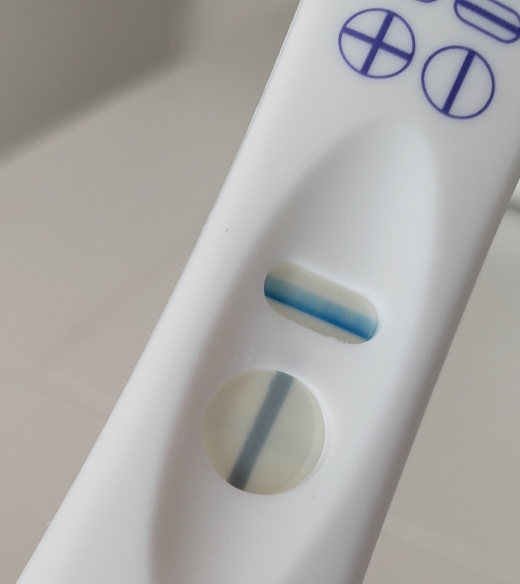 Walgreens One Step Pregnancy Test, 15 Days Post Ovulation, FMU, Cycle Day 36