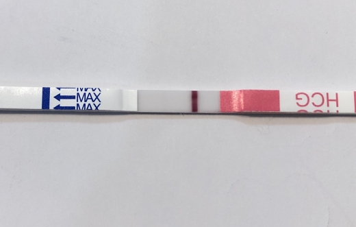 Clinical Guard Pregnancy Test, 9 Days Post Ovulation, Cycle Day 27
