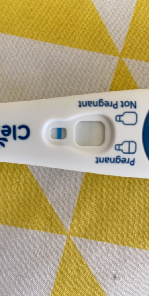 Clearblue Advanced Pregnancy Test, 9 Days Post Ovulation, Cycle Day 27