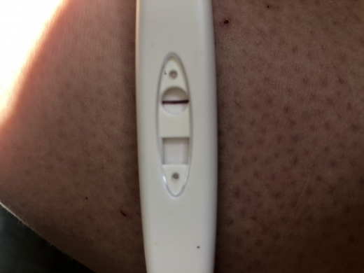CVS Early Result Pregnancy Test, 10 Days Post Ovulation, Cycle Day 41