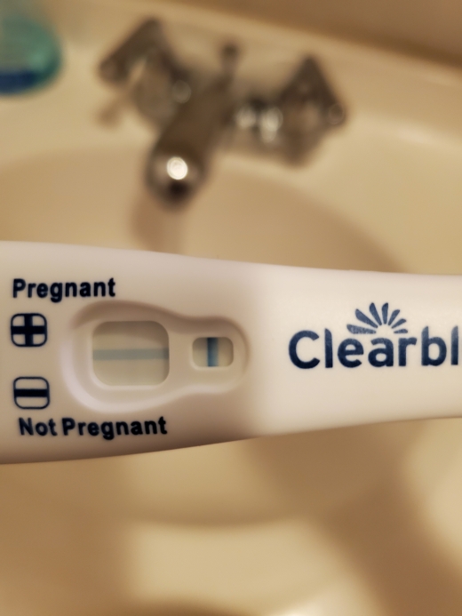 Clearblue Plus Pregnancy Test, 12 Days Post Ovulation, Cycle Day 26