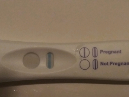 CVS One Step Pregnancy Test, 12 Days Post Ovulation, Cycle Day 38