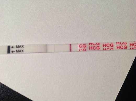 Wondfo Test Strips Pregnancy Test, 8 Days Post Ovulation, Cycle Day 25
