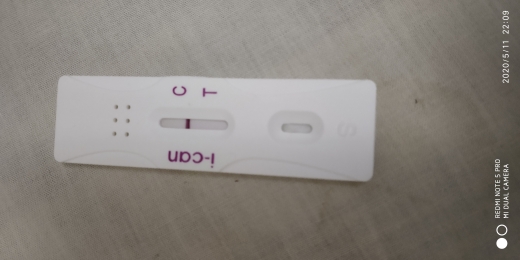 Accu-Clear Pregnancy Test, 11 Days Post Ovulation, Cycle Day 31