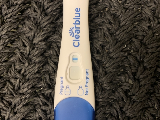 Clearblue Plus Pregnancy Test, 15 Days Post Ovulation, Cycle Day 34