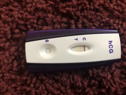 CVS One Step Pregnancy Test, 17 Days Post Ovulation, FMU, Cycle Day 30