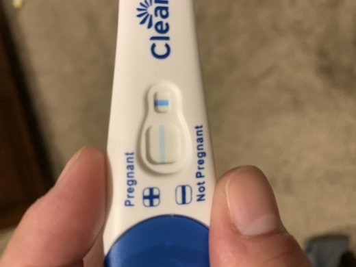 Clearblue Plus Pregnancy Test, 7 Days Post Ovulation, Cycle Day 18