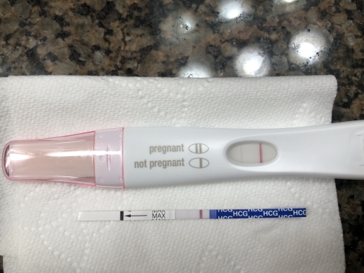 First Response Early Pregnancy Test, 11 Days Post Ovulation, Cycle Day 35