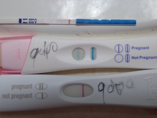 Home Pregnancy Test, 9 Days Post Ovulation, FMU, Cycle Day 21