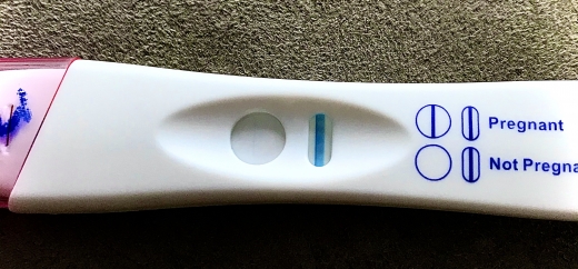 CVS One Step Pregnancy Test, 9 Days Post Ovulation, FMU, Cycle Day 31