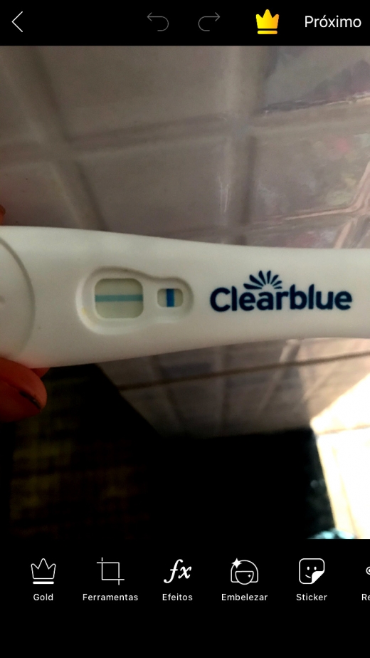 Clearblue Plus Pregnancy Test, 21 Days Post Ovulation