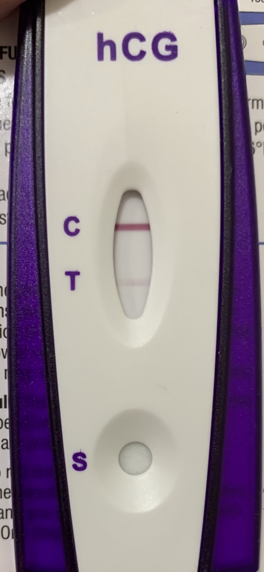 CVS One Step Pregnancy Test, 6 Days Post Ovulation, FMU, Cycle Day 25