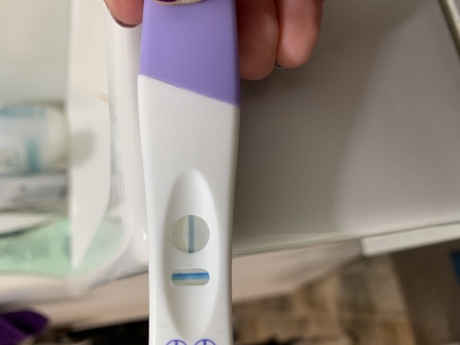 Walgreens One Step Pregnancy Test, 14 Days Post Ovulation, Cycle Day 44