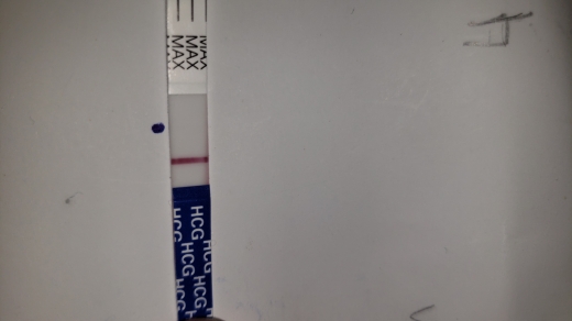 Generic Pregnancy Test, 8 Days Post Ovulation, Cycle Day 27